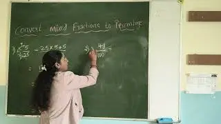 Mixed Fractions into percentage 