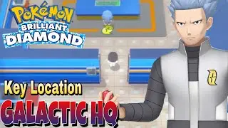 How To Open Team Galactic Hq and Key Location Pokemon Brilliant Diamond Explore The Team Galactic Hq