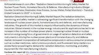 2019 Radiation Detection Monitoring Market Nuclear Plants, Security & Defense