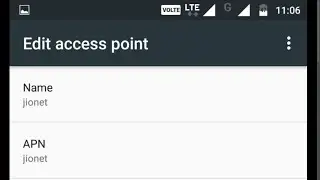 Moto G Gen 3 Reliance Jio 4G LTE Sim VoLTE APN Settings