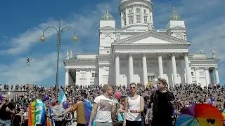 Helsinki Pride 2015 Senate Square (Senaattintori)