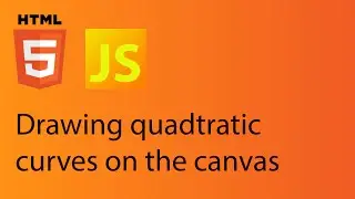 HTML5 Canvas tutorial 10 - Drawing quadratic curves