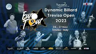 Table 4: Ajdin Piknjac Vs Fabio Petroni LR4 match at the Dynamic Billard Treviso Open 2023 on Day 3