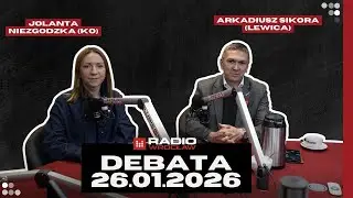 Debata parlamentarna Radia Wrocław: Jolanta Niezgodzka (KO), Arkadiusz Sikora (Lewica)