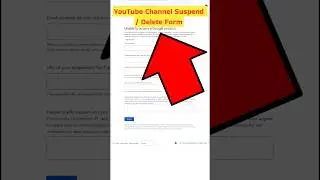 [2026] Youtube Suspended Channel Appeal Form Link | Writing Form Appeal Youtube Channel Suspended