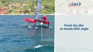 Foiling jibe Stickl Foling Camp. Tutorial teaser.