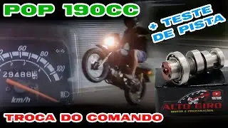 POP 190cc TROCA DE COMANDO / Teste de Pista