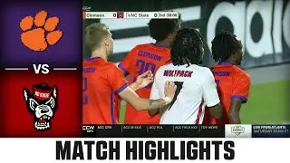 Clemson vs. NC State Match Highlights | 2025 ACC Men's Soccer
