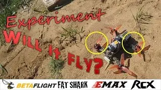 DroneXperiment #1 Will drone fly with some broken props?