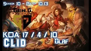 Gen Clid OLAF vs TRUNDLE Jungle - Patch 10.13 KR Ranked