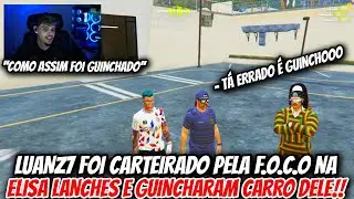 LUANZ7 FOI CARTEIRADO PELA F.O.C.O NA ELISA LANCHES E GUINCHARAM CARRO DELE!!!