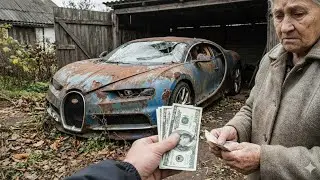 Abandoned Bugatti Chiron | Forgotten Hypercar in a Silent Shed | Cinematic 4K