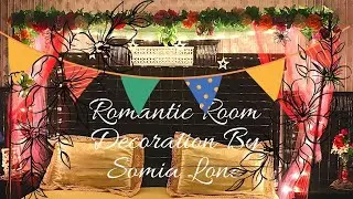 Romantic room Decoration Ideas || Romantic Wedding Room decoration Ideas ||somia lone