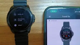 Fossil 5E Smartwatch Factory Reset