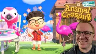 In Animal Crossing: New Horizons, we decorate in PINK! 🦩 | Ep. 18