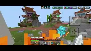 Hive skywars play with texture pack first  time #minecraft