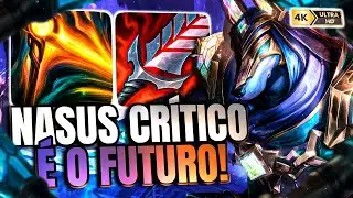 2K DE DANO?! A CIÊNCIA DO NASUS FULL CRÍTICO ME ASSUSTOU! | LOL WILD RIFT