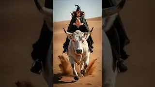 Giant Green Snake Swallows Ostrich &ndash; Cinematic Fantasy Scene #cow #gril #ostrich #snake #sadstory
