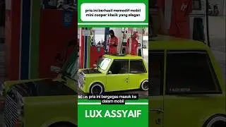Gas Station Employees Are Curious About Seeing a Classic Mini Cooper Car #shorts