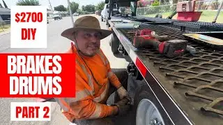 How to replace brakes, drums Kaufman Ez4, step-by-step. 