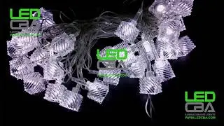 Luces Luz Led Guirnalda 28 Cubitos Cubos Frio 4 M A 220v