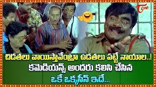చిడతలు వాయిస్తావేంట్రా ఉడతలు పట్టే నాయాల..! Babu Mohan, Brahmi, Kota, Ali Comedy | TeluguOne Comedy