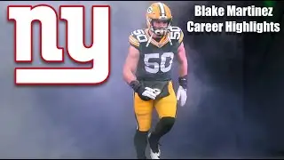 NY Giants ILB Blake Martinez Career Highlights