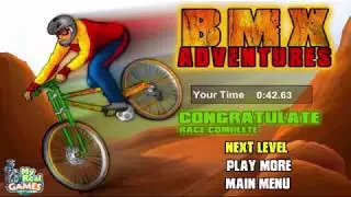 Cycling  Mountain roads easy game for kids  BMX Addventures