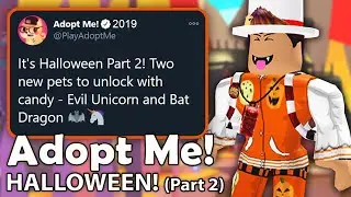 Adopt Me HALLOWEEN UPDATE PART 2!? Roblox Adopt Me Pets New 2020 Halloween Update (POTENTIALLY!)