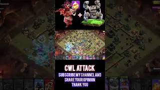 TH18 Fireball + Meteor Golem Attack Strategy is dominating in CWL! #cocgameplay #coc