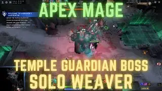 Dota 2 - Aghanim's Labyrinth Apex Mage Level 5 | How to Solo Temple Guardian Boss Using Weaver