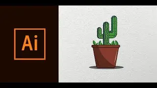 Cactus | Adobe Illustrator | Speed Art