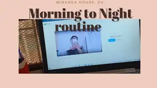A Day in life of 1st year student|| Productive morning to night routine || Miranda House,DU