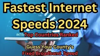 (349) Global Fixed Broadband Internet Speed Rankings 2024 #InternetSpeed #Broadband #GlobalRanking