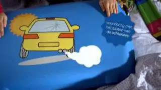 Reclame - Autotaalglas koffer