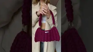 Осенняя коллекция &laquo;Baguette&raquo; | вязаные сумочки Mapsi #вязаныесумки #crochetbag #crochet #bag