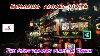 Jiufen Old Street Taiwan 🇹🇼 – misty mountain views, lanterns, tea houses, and street food heaven! 🏮✨