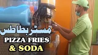 Soda Stream & Pizza Fries Mr Batatas | Karachi Food Street | #sceneonhai #streetfood