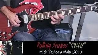 Rolling Stones - Sway guitar SOLO with Backing Track