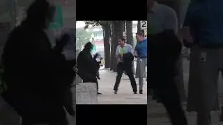 Alien Prank Scares Pedestrians