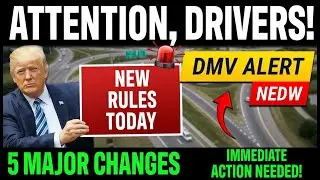 🚨 DMV CONFIRMS 5 NEW Driving Rules TODAY &mdash; US Drivers MUST PAY ATTENTION!