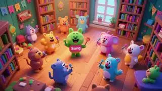 Shape Animals in the Library Song &ndash; Learn Shapes | Kids Nursery Rhyme