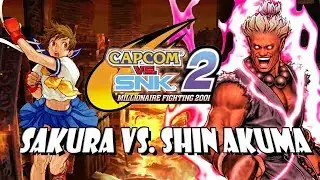 SAKURA VS. SHIN AKUMA - Sakura Legacy: Capcom Vs. SNK 2 (Dreamcast)
