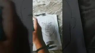 human face drawing #humanface #drawing #viral