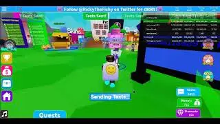 Texting Simulator первый раз играю в роблокс квест с планшетом