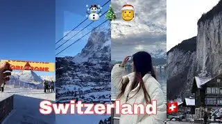 8 DAYS 7 NIGHTS IN SWISS🇨🇭| bag got robbed, visiting top of Europe, Christmas market 🎄☃️