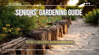 Easy Thrifted Garden Edging DIYs for Seniors
