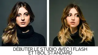 D&eacute;buter la photo de studio, avec un seul flash et un bol standard !
