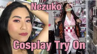 Nezuko Cosplay Unboxing and Try On| My First Cosplay Review!!