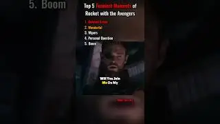 Top 5 Funniest Moments of Rocket with the Avengers. 😂